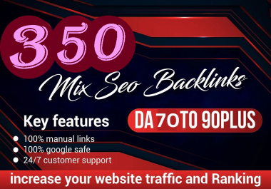 I will make dofollow SEO mix backlinks elevate your website ranking