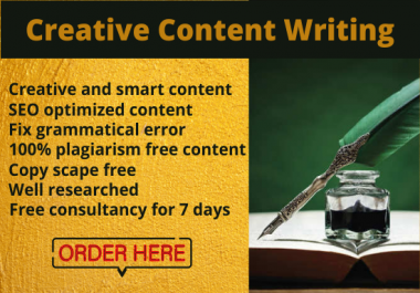 Write a 1500 words SEO friendly & Plagiarism free Article, Content for your Blog & Website