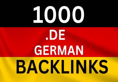 1000 german. de dofollow backlinks for off page seo