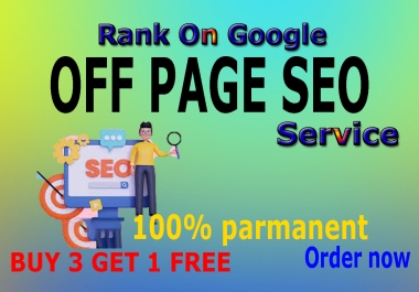 I will do monthly off page SEO service using high authority right hat for black link