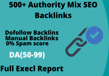 I will provide high quality seo dofollow backlinks