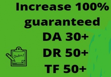 I will increase DA30+ DR50+ TF 50+