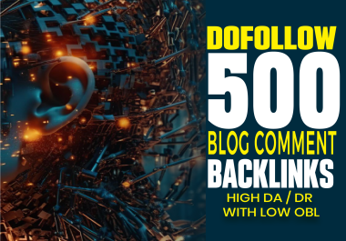I Will Create 500 Manual DOfollow Blogcomment backlinks