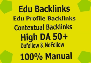 I Will Do White hat SEO Profile Backlinks High DA Backlinks