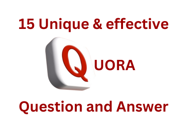Unique & effective 15 Quora backlinks