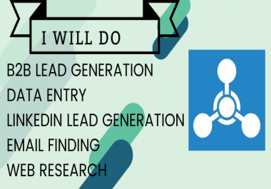 I will do b2b lead generation and build prospect email list