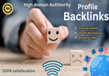 I Will Do 100 HIGH DA 90+ Profile Backlinks