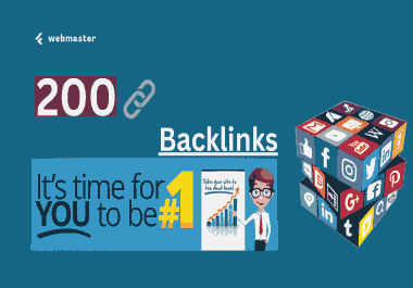 200 High Domain Authority Profile Creations SEO Backlinks DA 80+ Link Building