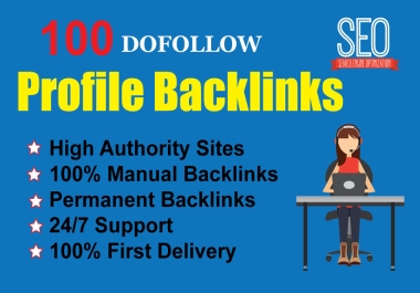 I will build 100 profile backlinks Manually