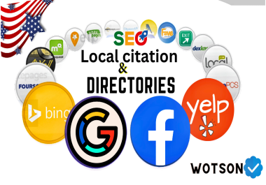 I will do 100 local seo citations,usa,UK, canada,aus,germany,uae,china,singapore,france,