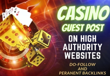 50 Guest Posts for Casino,  Gambling,  CBD,  Crypto Sites - Google NEWS Approved DA50+ Sites