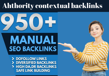 I create high quality contextual do follow white hat seo backlinks