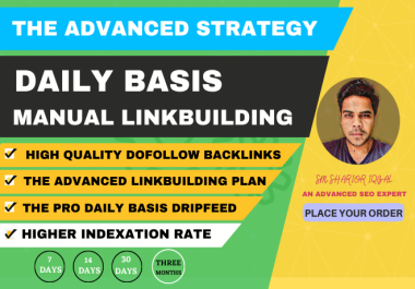 I will rank your website by daily basis high quality backlinks & link building service