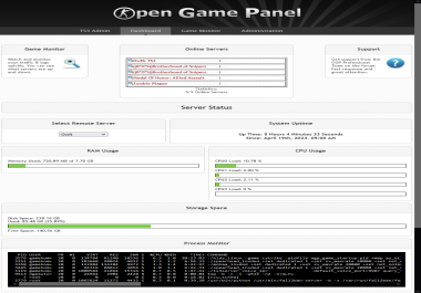 I will install Open Game Panel 