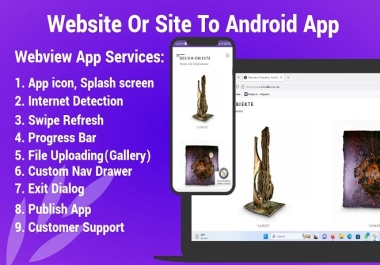 Convert your website to android webview app