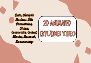 I Can Create 1 2D Animated Explainer Video