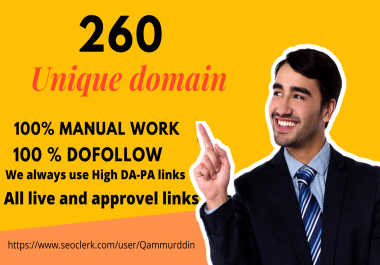 260 High Domain Authority Blog Comments Backlinks