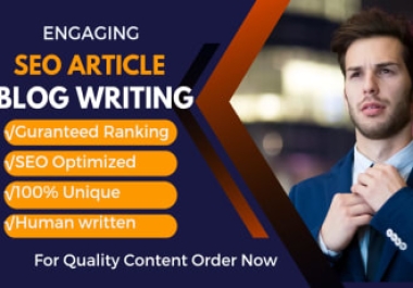  your content writer for SEO articles and blog posts