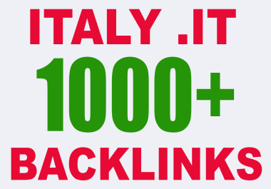 1000+ Italy Based Domains. IT Manual High Authority Backlinks