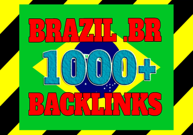 1000+ Brazil based domains. BR High Authority backlinks