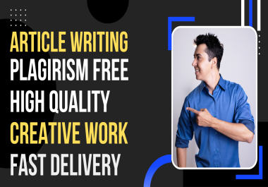 Write 1000 words SEO Optimized article/ blog post within 24 hours