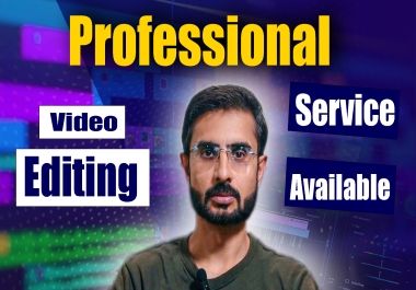 video editing and motion graphics professional