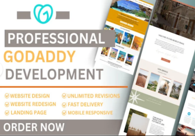 Professional GoDaddy Website Design with the GoDaddy Builder &ndash Premium Service