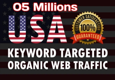 Premium USA Organic Traffic: 5M Visitors for Your Website or Video Links