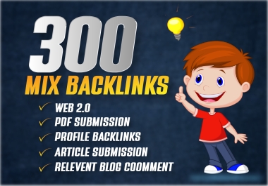 300 Mix Backlinks for High DA50 to Skyrocket Your Website's Rankings"