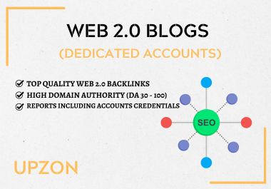 30 Web 2.0 blogs (Dedicated accounts)