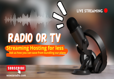 Launch a Radio Station like a Pro with our affordable internet radio hosting