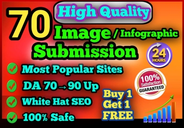 I will submit infographic submission to 70 high infographic or image sharing sites