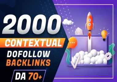 Powerfully 2,000 High Quality White Hat Contextual SEO backlinks Pack with 3 Tiered Manually Done