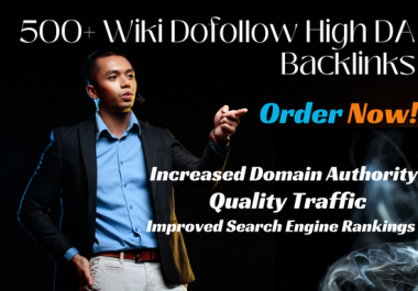 500+ Wiki Dofollow High DA Backlinks for Improved SEO and Website Authority