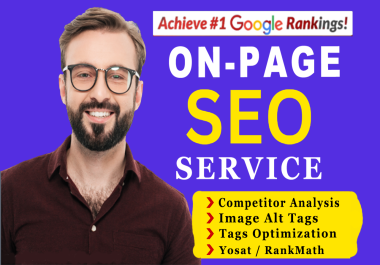 I will do On Page SEO Optimization to increase your traffic