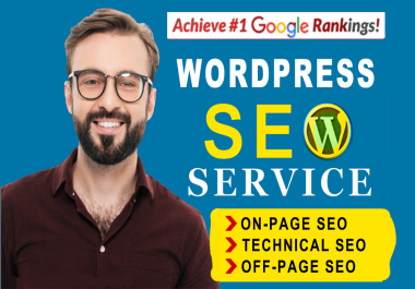 I will on page optimization and technical SEO of wordpress website