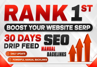 Rank Your Website On Google, 30 Days Dripfeed White Hat SEO Backlinks