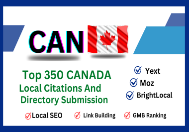 Get 50 High-Quality canada Local Citations for Superior Local SEO Results