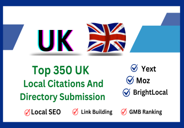 I will do top 50 UK local citations for local SEO ranking