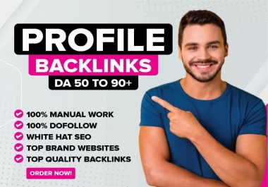 10 Profile Backlinks White Hat Link Building High Authority Sites