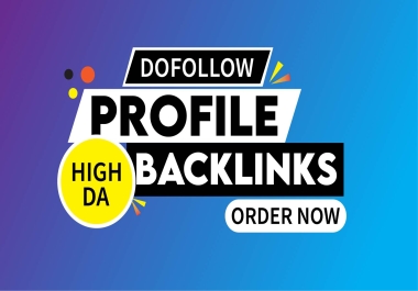 I will Skyrocket Your SEO with High Quality 150 Profile Backlinks