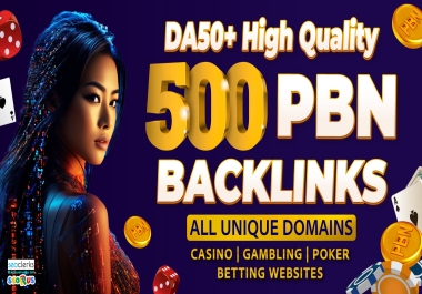 Get 500 Rocket PBN DA 50 Plus Sites High Quality Homepage DoFollow Backlinks