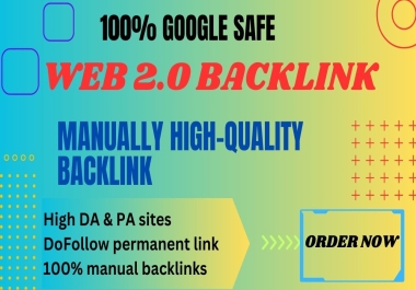 Powerful 70 Dofollow High-authority Web 2.0 Backlinks with High DA.