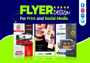 Make High-Quality Professional Flyer/Poster/Brochure Design