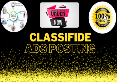 I will publish 110 ads in top ads posting sites 