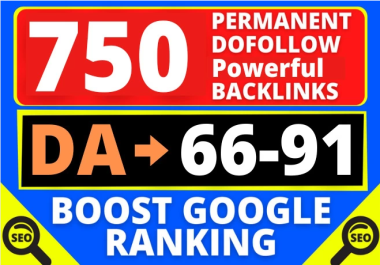 I will 750 High Authority DA 60+ SEO Dofollow Mix Backlinks From Authority Websites