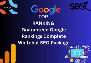 I will provide a complete monthly off page SEO service with backlinks for google top ranking