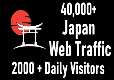 40000 Japan Organic Website Traffic
