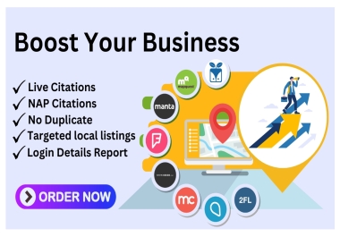 I will rank your business with 30 local citations optimized