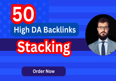 50 High-DA Backlinks: Boost Your SEO with Cloud Stacking